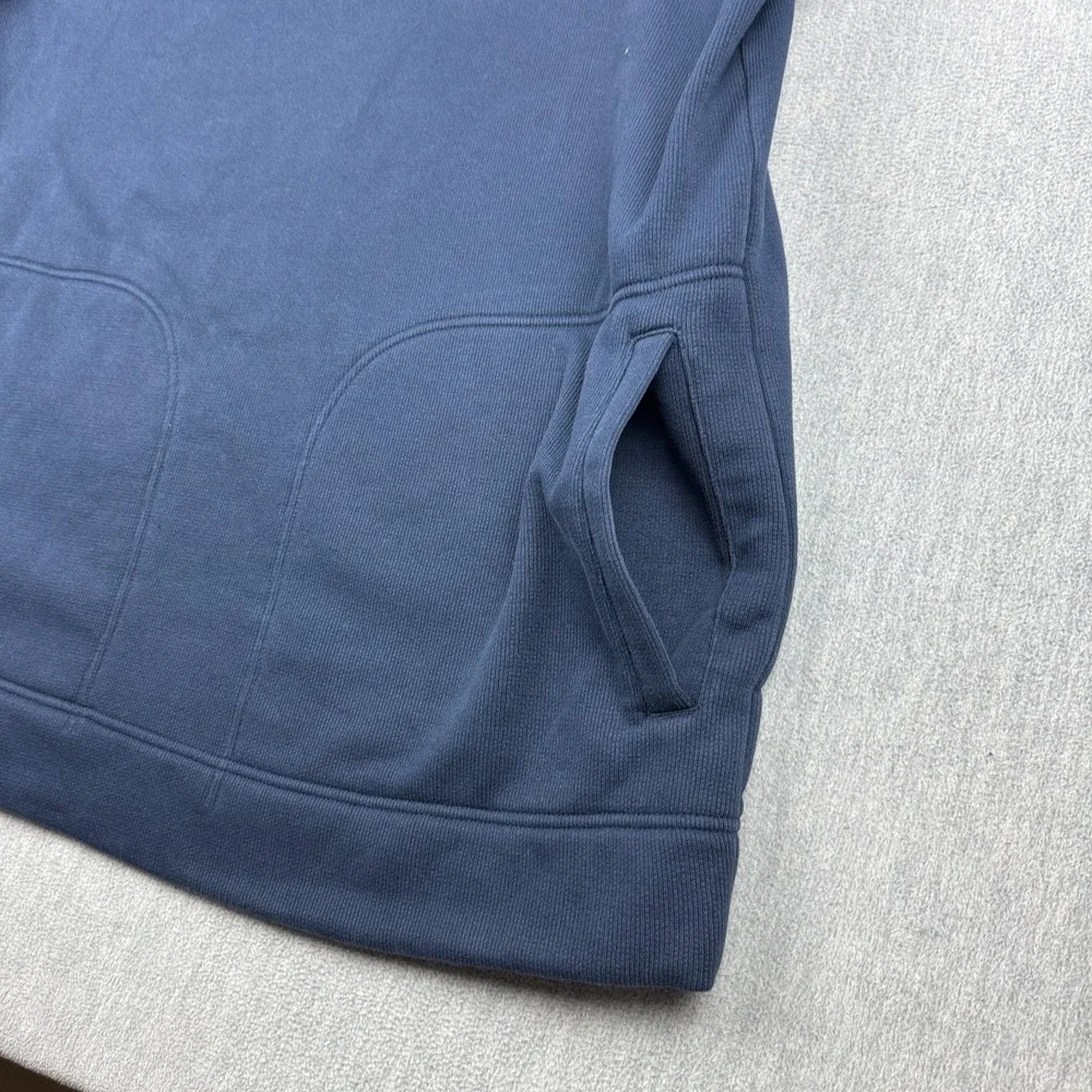 Vintage Y2K Nike Sweatshirt Mens Large Blue 1/4 Zip‎ Fleece Pullover Long Sleeve